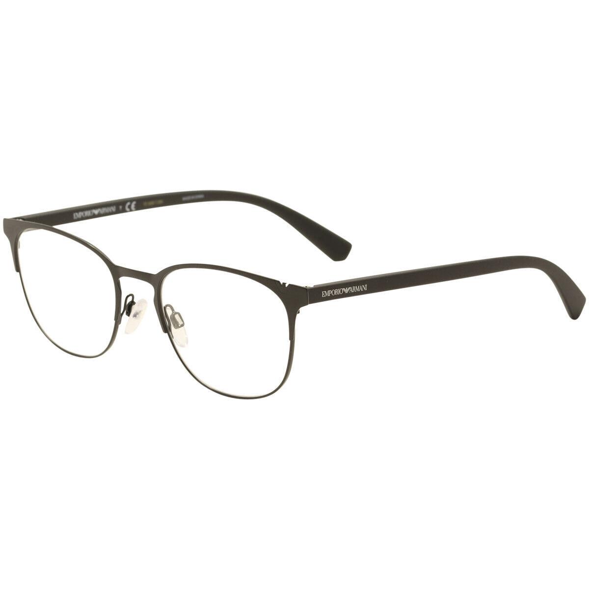 Emporio Armani Eyeglasses EA1059 EA/1059 3001 Mt Black/black Optical Frame 53mm