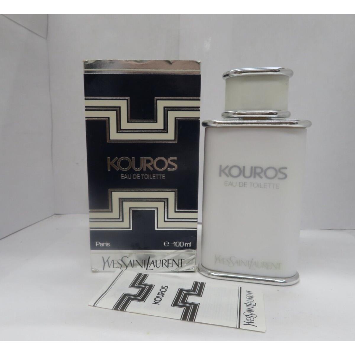 Yves Saint Laurent Kouros Eau DE Toilette Splash 3.3 oz/100 ml Rare Read Descr