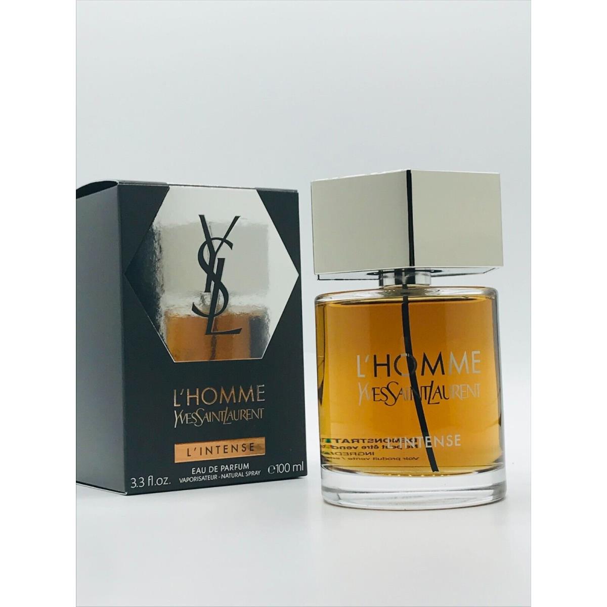 Yves Saint Laurent L`homme L` Intense Men Parfum Spray 3.3 oz No Cello