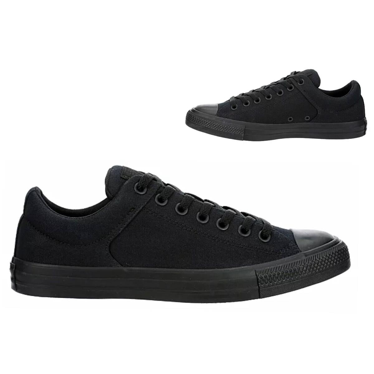 Converse All Star Chuck Taylor Low Top Sneaker Shoes Triple Black All Sizes