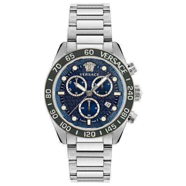 Versace Men`s Greca Dome 43mm Quartz Chronograph VE6K00323