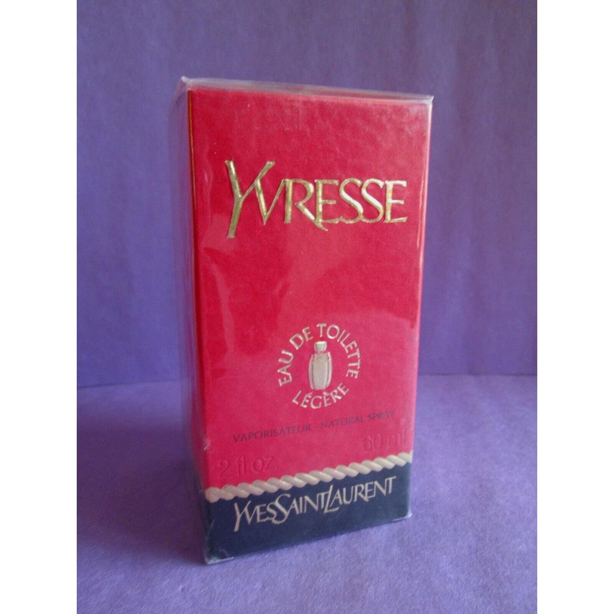 Yves Saint Laurent Yvresse Ysl Eau de Toilette Legere Spray 60 ml 2 oz Vintage Box Rare