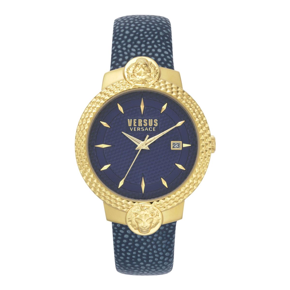 Versus Versace Womens Mouffetard Yellow Gold 38mm Strap Fashion Watch