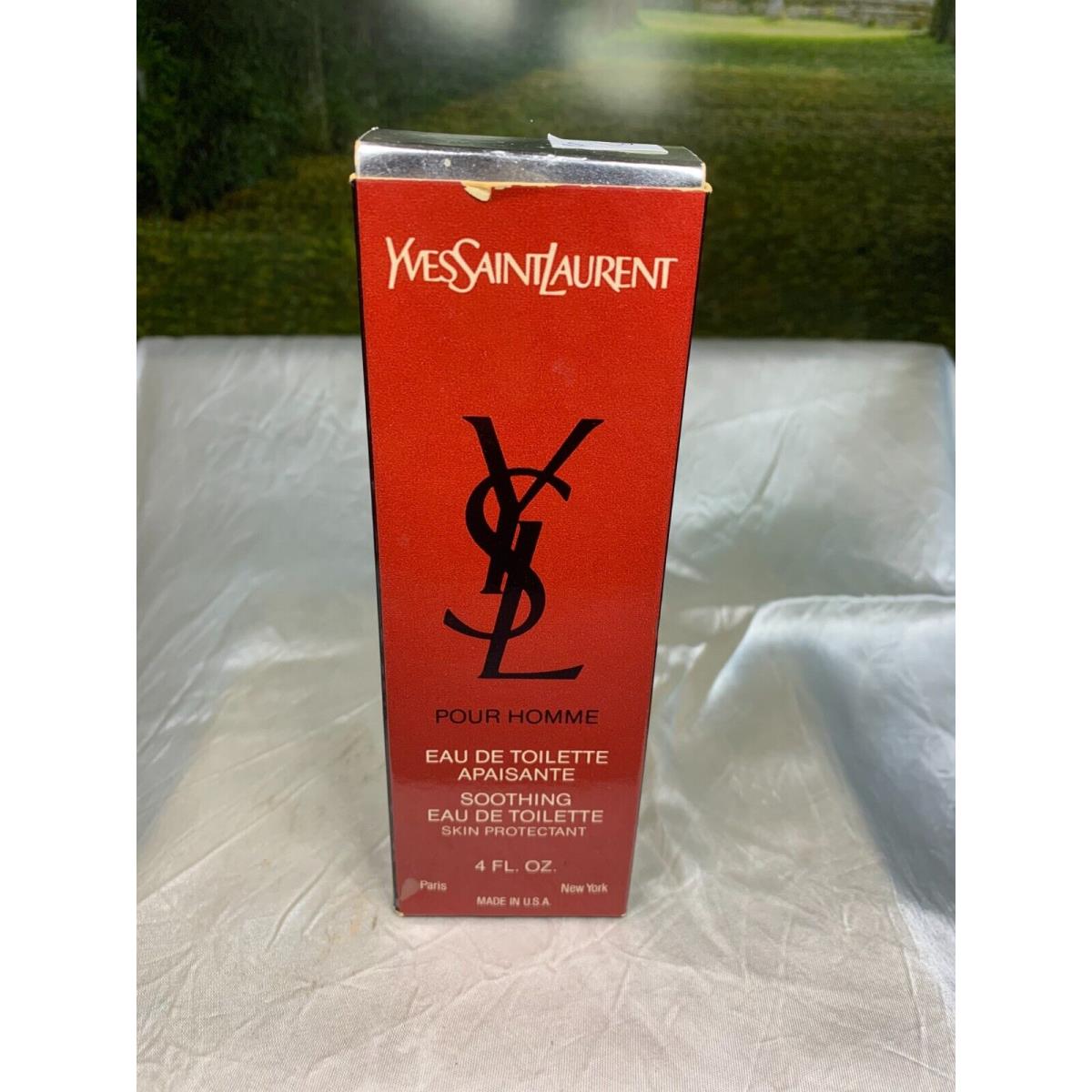 Yves Saint Laurent Pour Homme Edt Skin Protectant 4 FL OZ Fluid