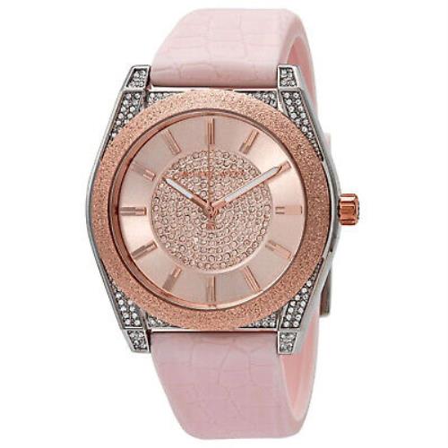 Michael Kors Women`s Channing Rose Rose Gold Dial Watch - MK6704