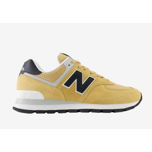 New Balance 574 Rugged Black White Beige ML574DBF Men`s Size 7.5-14 Classic