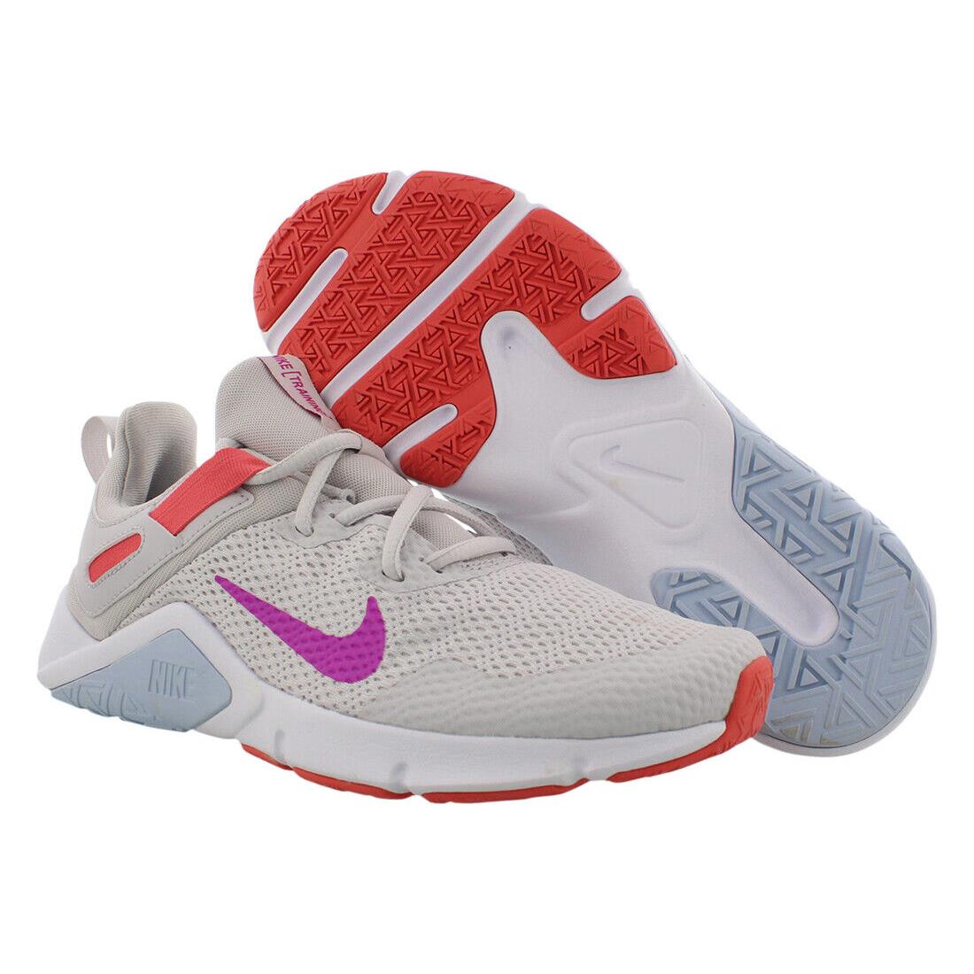 Nike Legend Essential Womens Shoes - Vast Grey/Fire Pink, Main: Grey