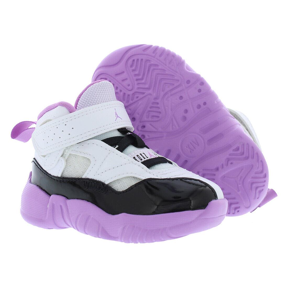 Nike Jordan Jumpman Two Trey Infant/toddler Shoes - White/Black/Barely Grape, Main: White