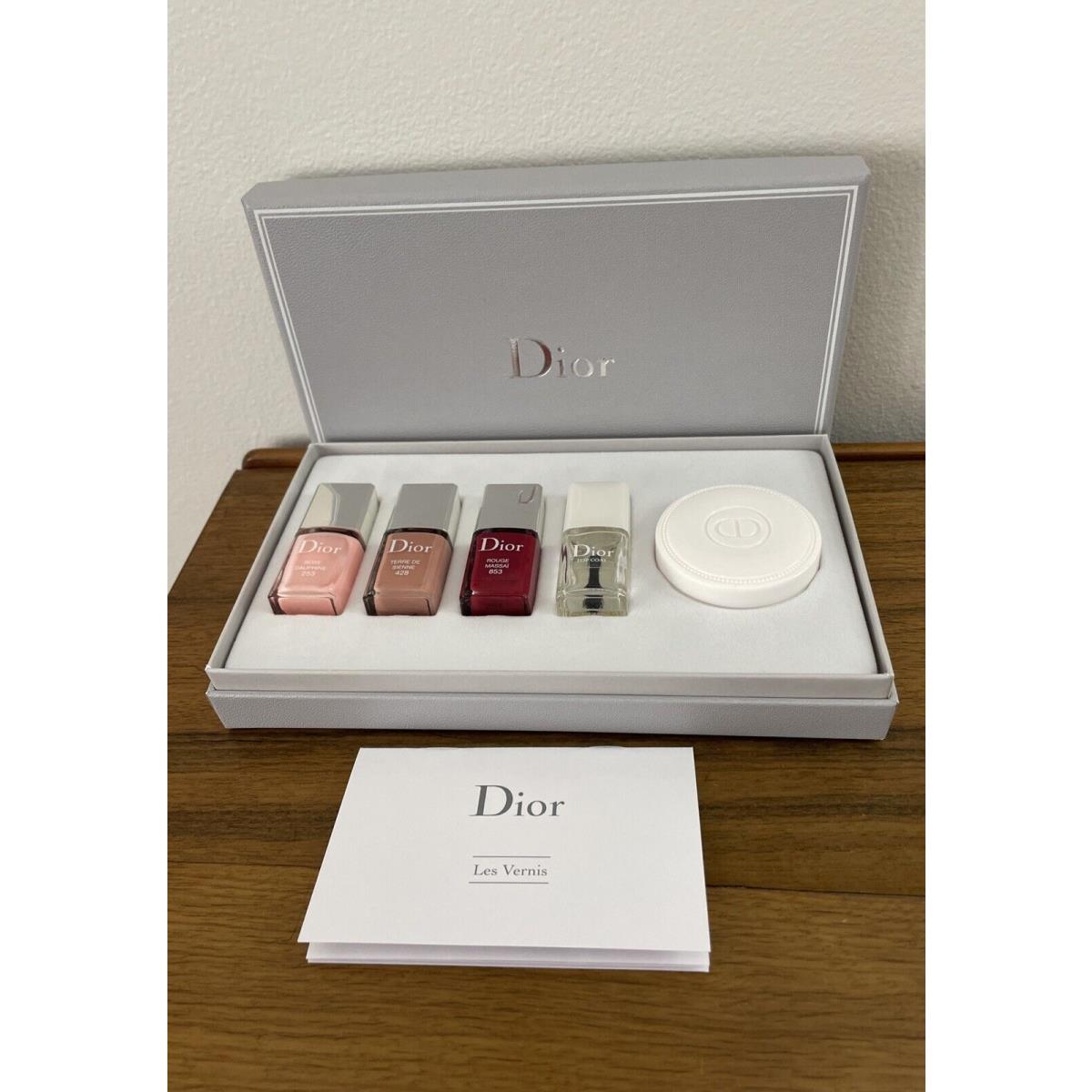 Dior Les Vernis Gift Set Creme Abricot + 4 Mini 7 ml Nail Polishes Dior Gift Box