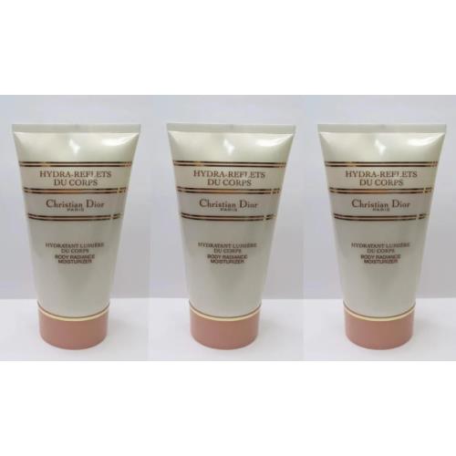 Christian Dior Body Radiance Moisturizer 5 OZ Lot OF 3