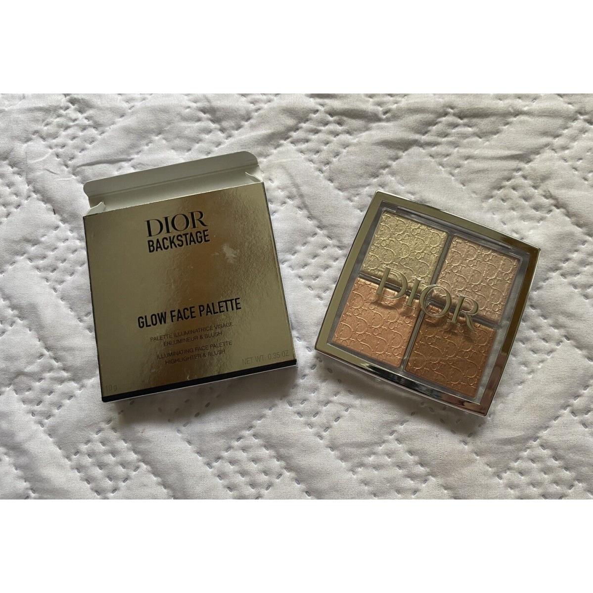 Dior Backstage Glow Face Palette Highlighter 002 Glitz