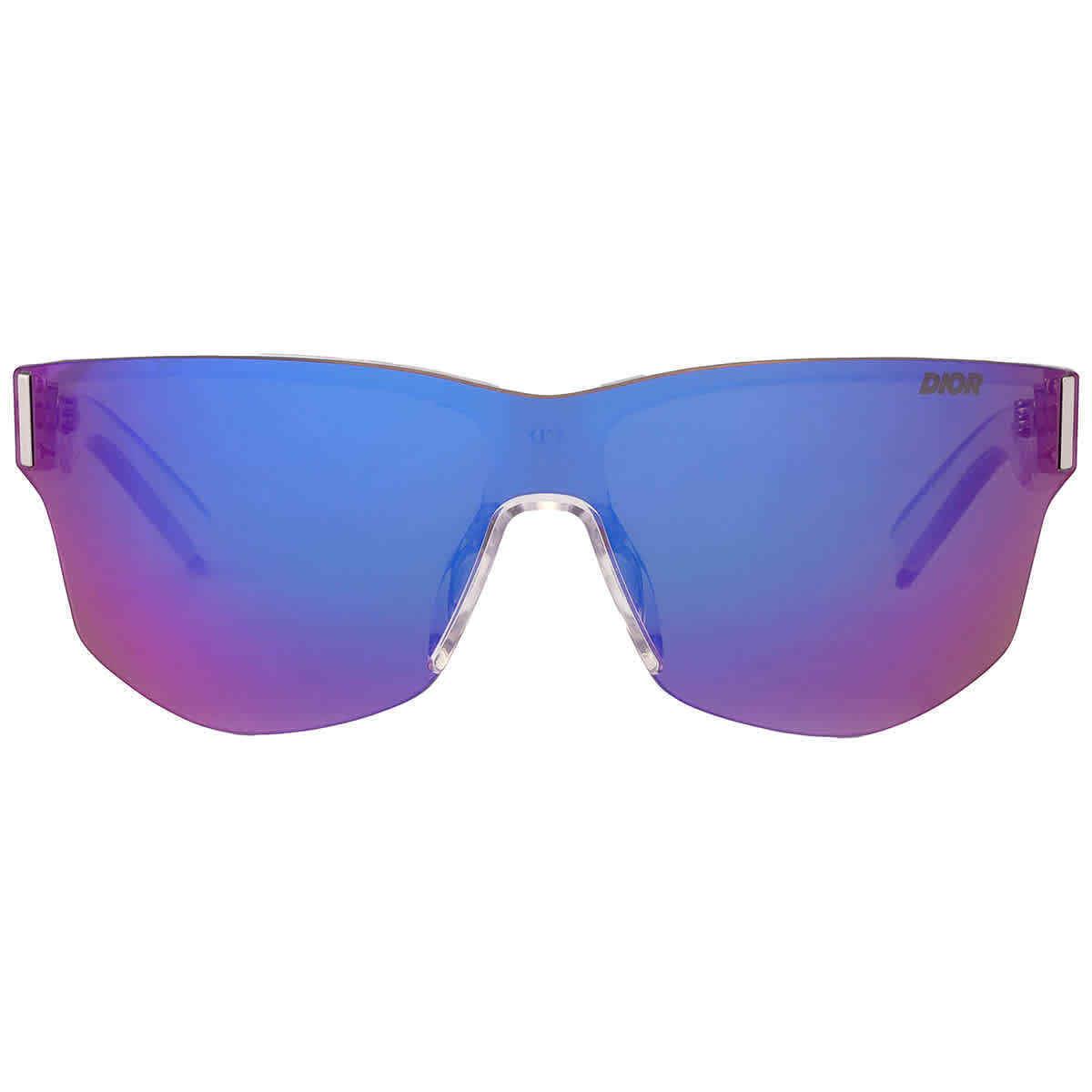 Dior Blue Shield Men`s Sunglasses Dioraddict DM40021U-Y 002 99 Dioraddict