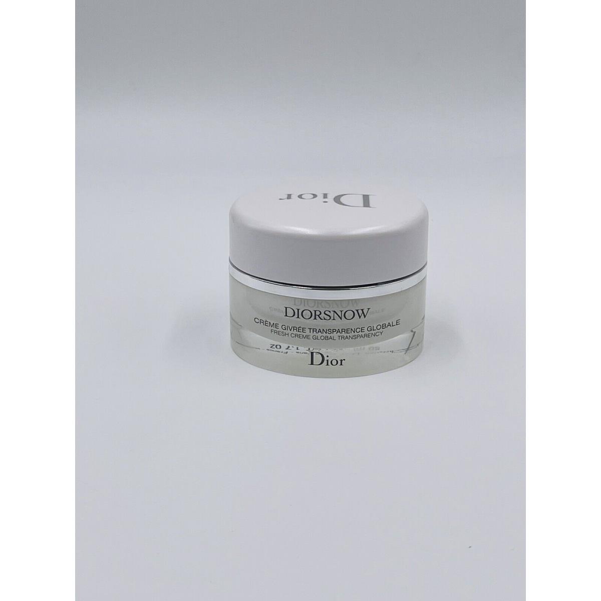 Dior Diorsnow Fresh Creme Global Transparency 50ml / 1.7oz Please Read