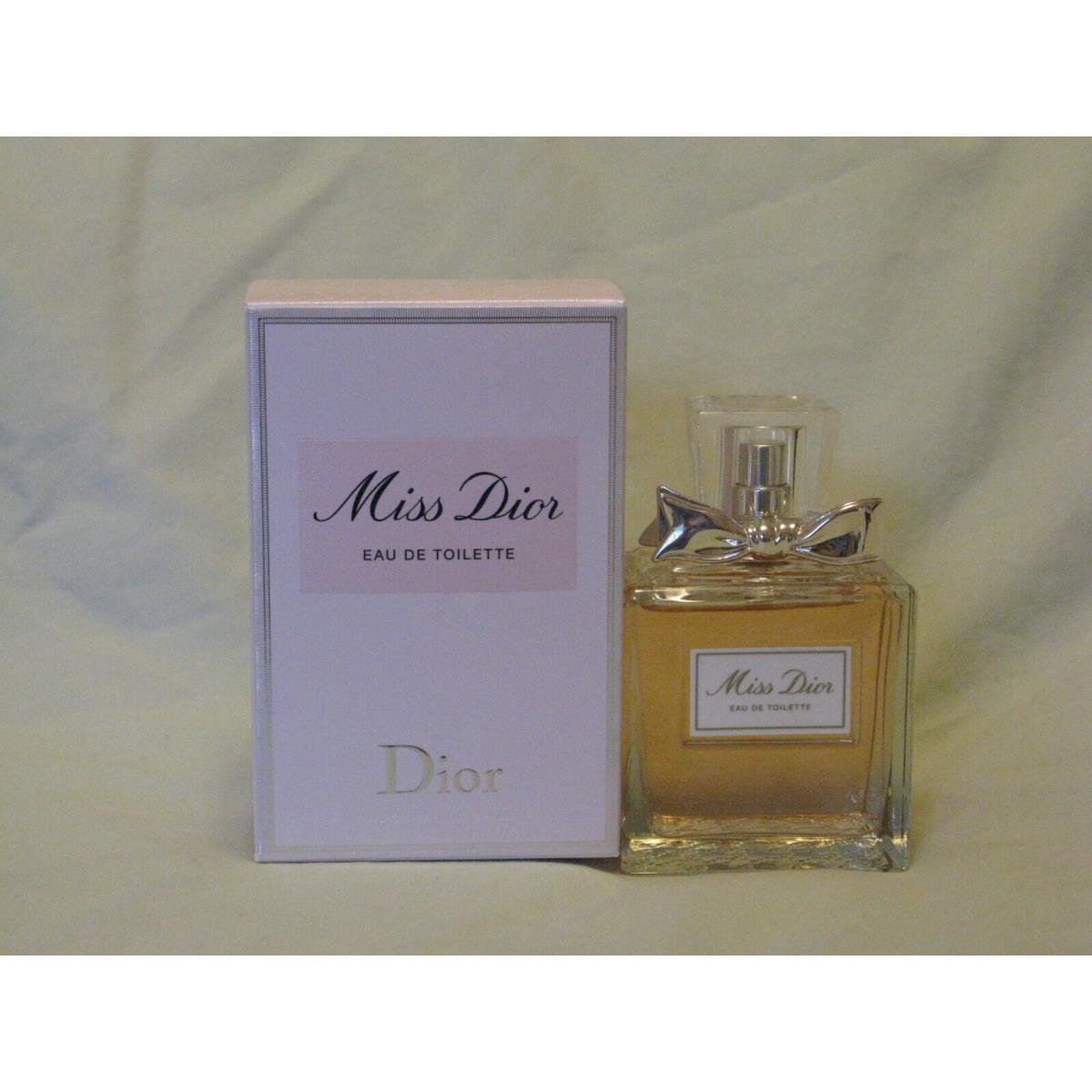 Dior `miss Dior` Edt Eau de Toilette Perfume Spray 3.4oz Full Sz