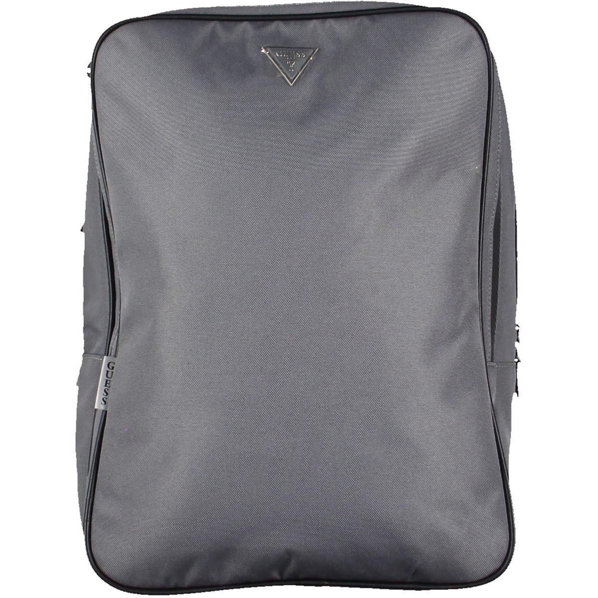 Guess Mens Vice Easy Square Gray Canvas Laptop School Backpack O/s Bhfo 4722