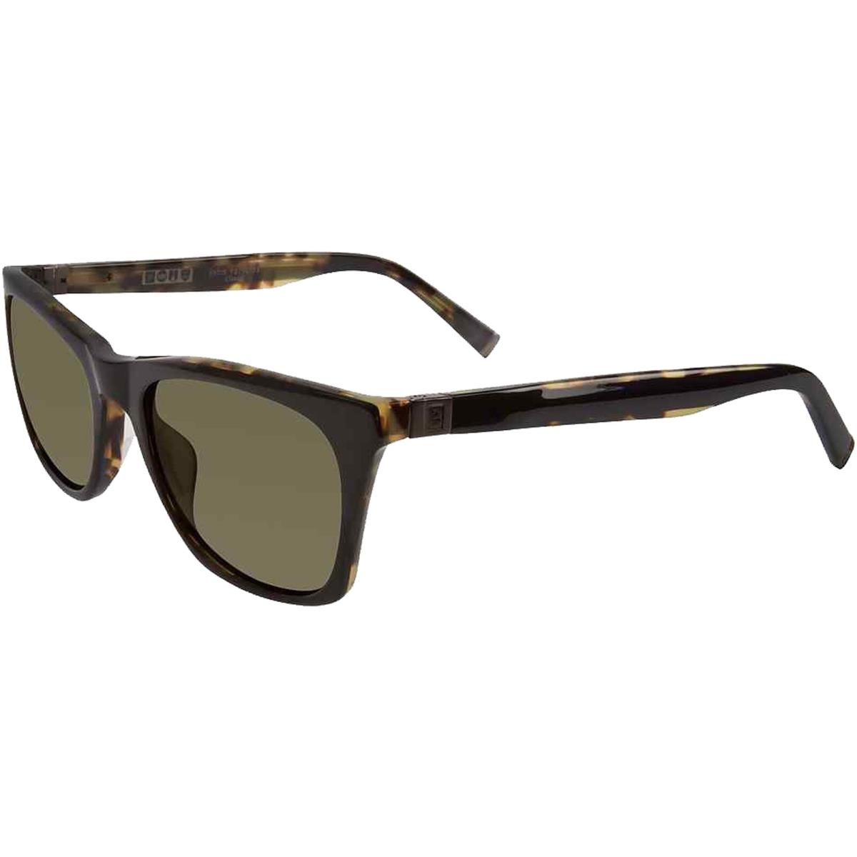 John Varvatos Men`s Classic Soft Square Sunglasses - V515 - Made In Japan Black-Tortoise/Green (BLT53)