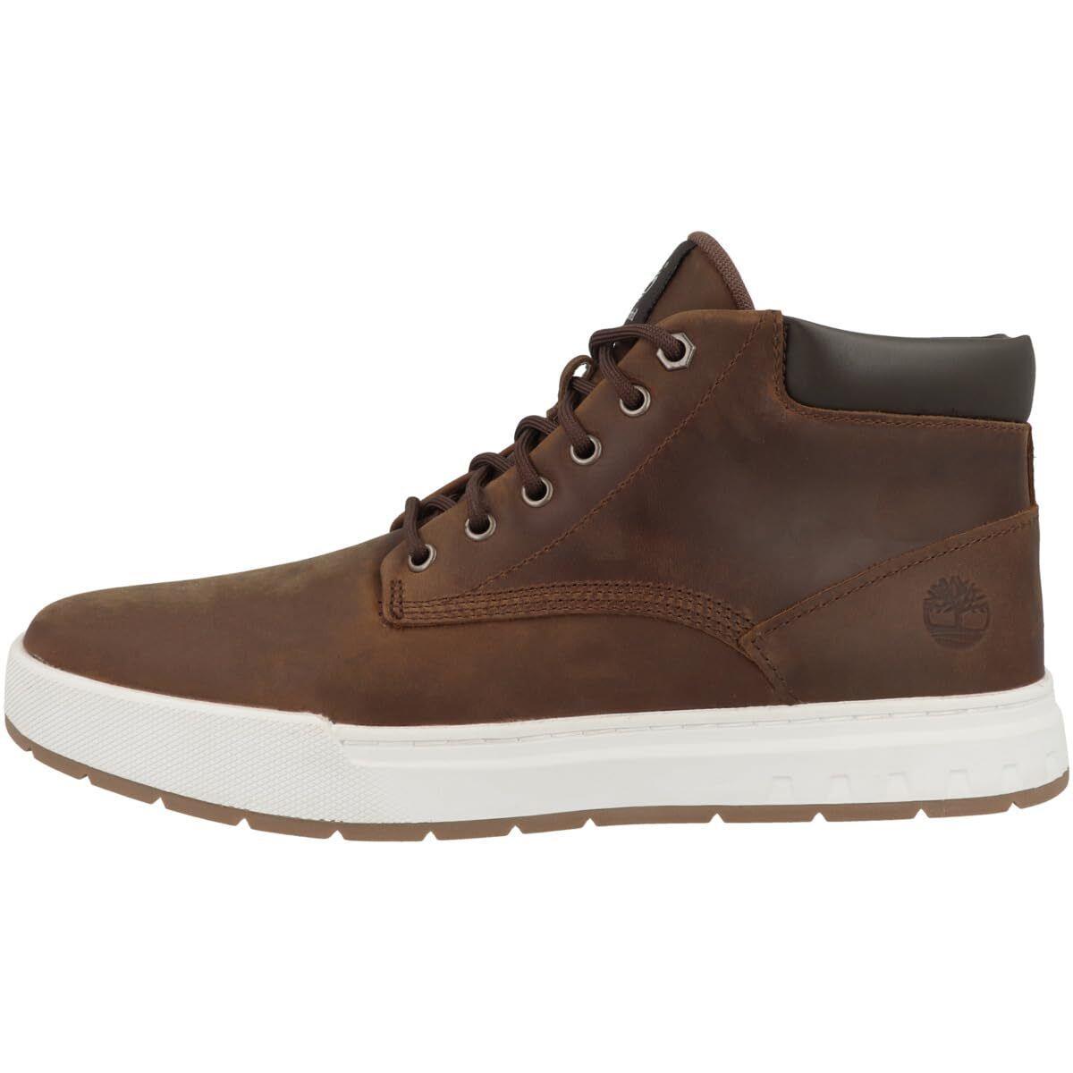 Timberland Men`s Maple Grove Leather Chukka Shoe Brown - Medium Brown