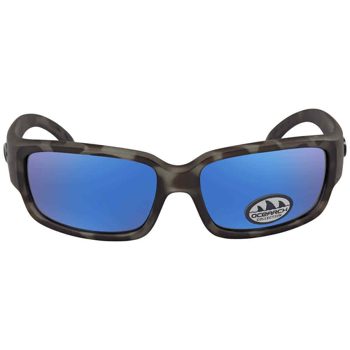 Costa Del Mar Caballito Sunglasses Ocearch Tiger Shark Frame Blue Lens