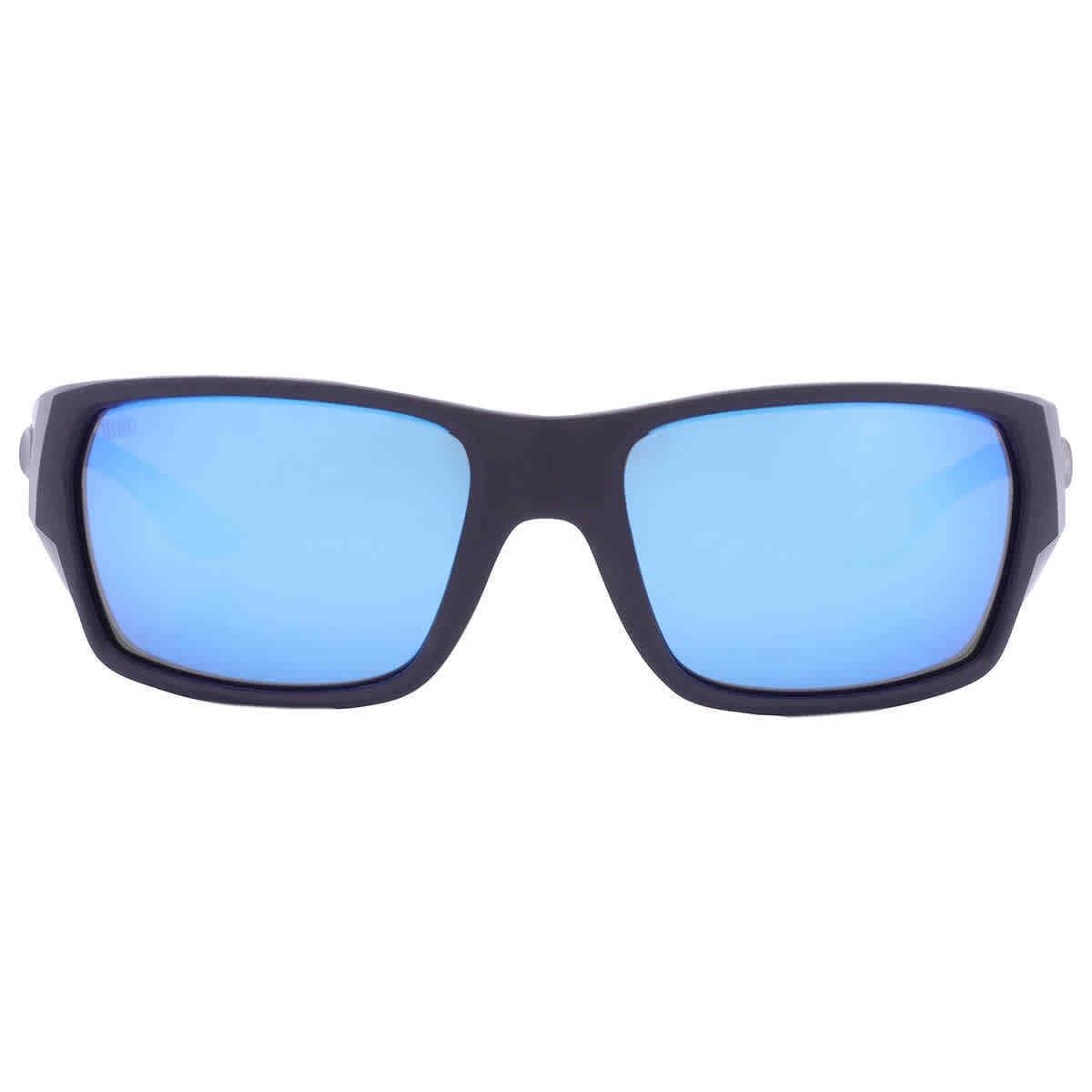 Costa Del Mar Tailfin Blue Mirror Polarized Men`s Sunglasses 6S9113 57