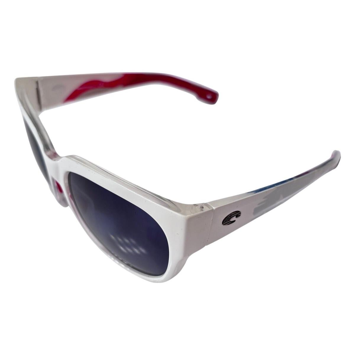 Costa Waterwoman II 2 Sunglasses Usa White Red Blue Frame Polarized Gray 580