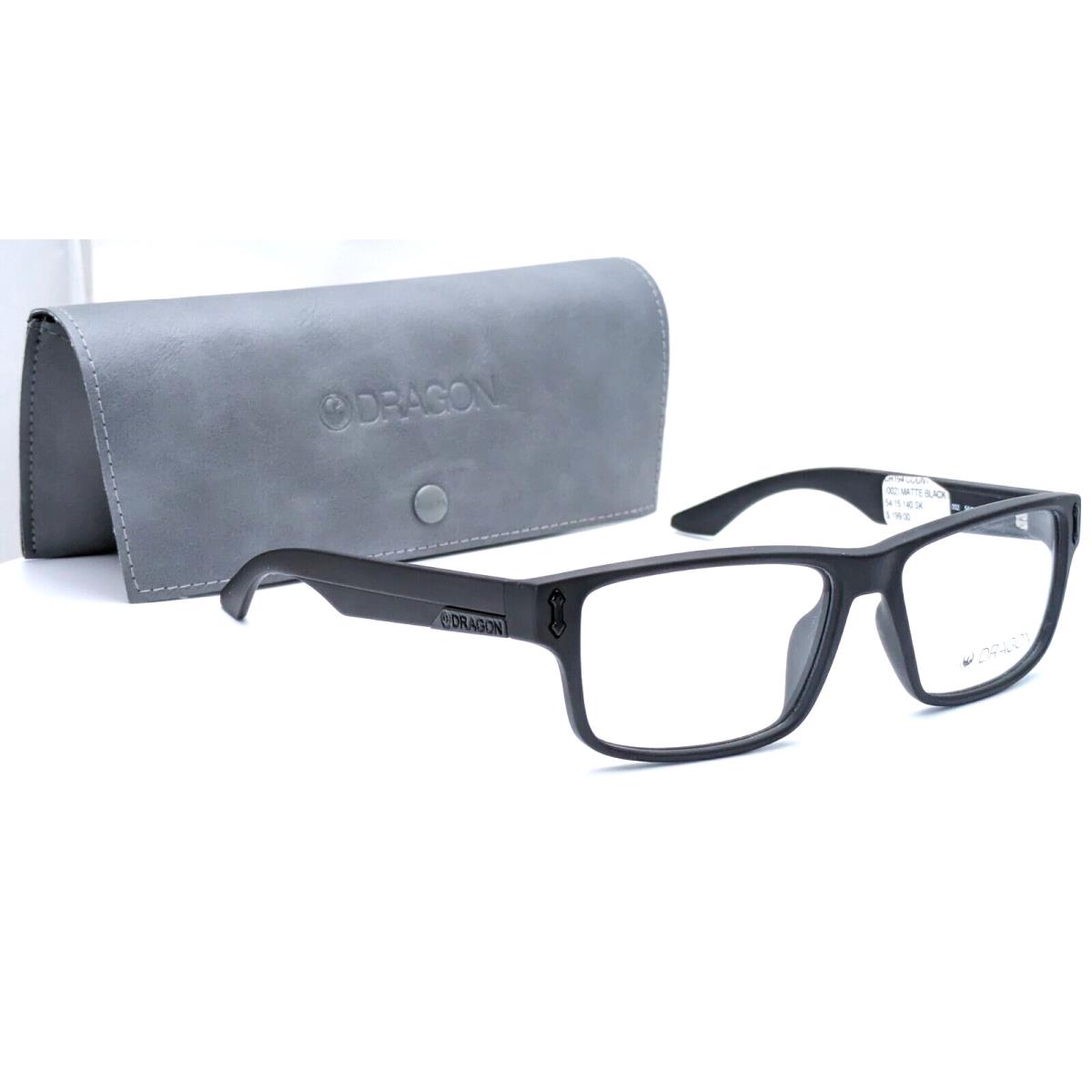 Dragon DR194 002 Count SM Matte Black Rectangle Mens Eyeglasses 54mm