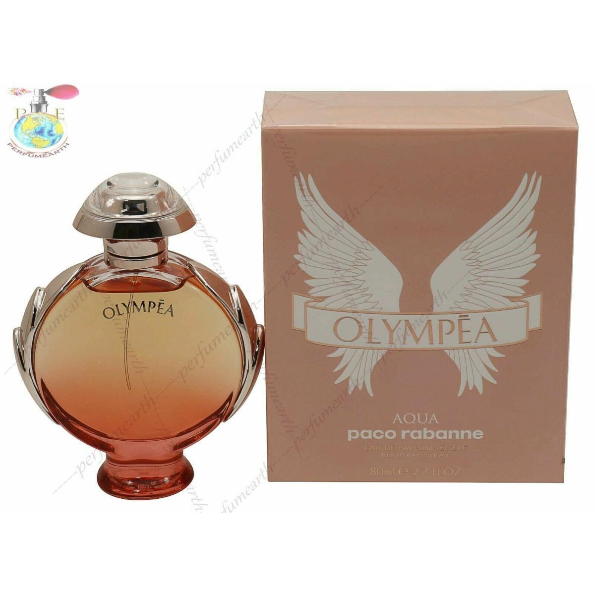 Olympea Aqua by Paco Rabanne Eau De Parfum Legree Spray 2.7 oz For Women