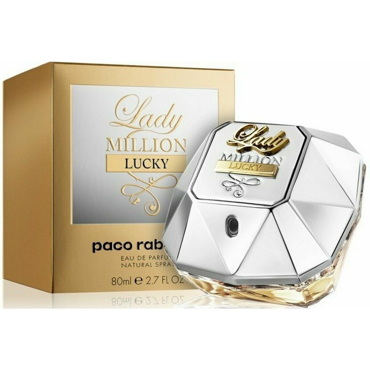 Lady Million Lucky For Women by Paco Rabanne Eau De Parfum Spray 2.7 Oz