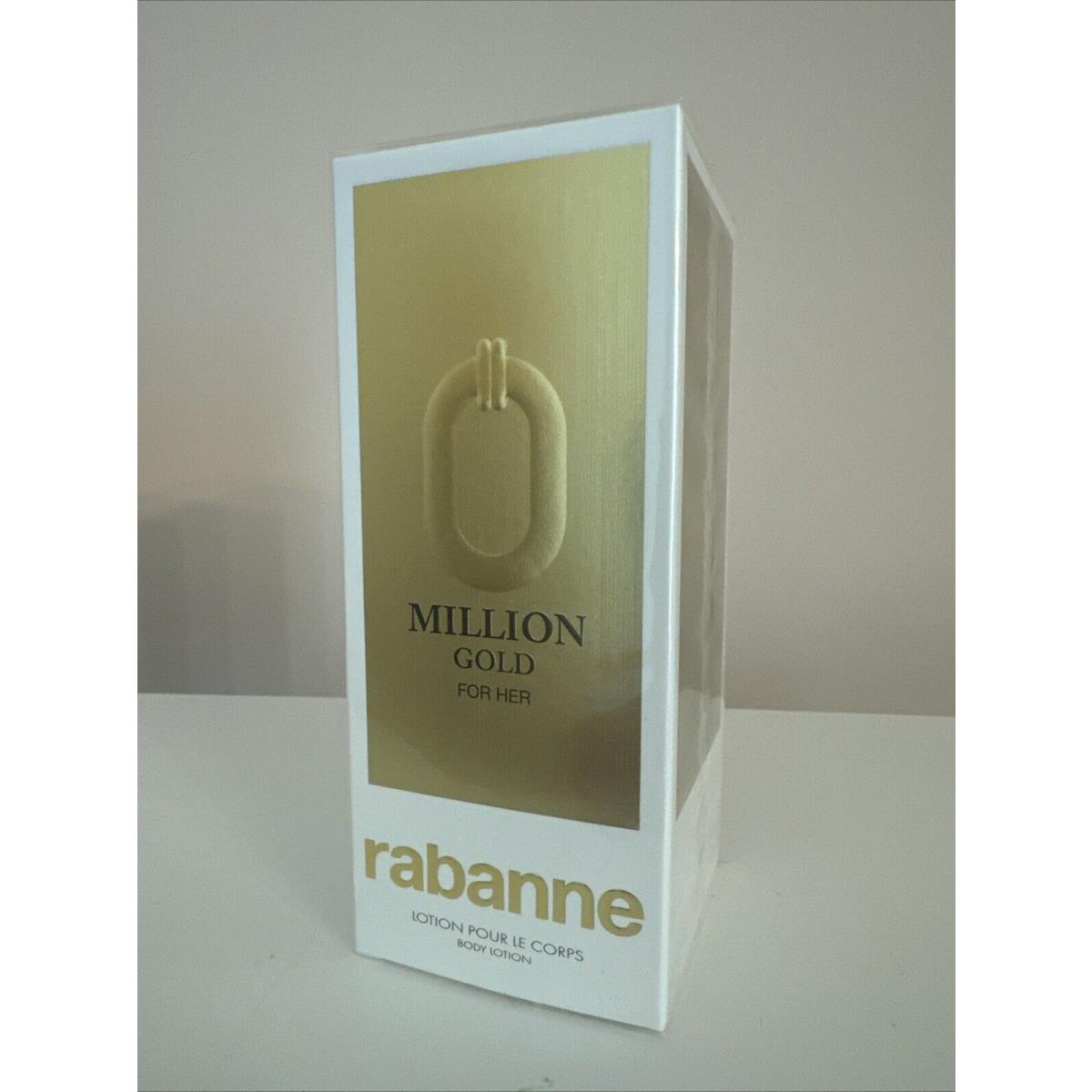 2024 Paco Rabanne One Million Gold For Here Body Lotion 6.8oz/200ml