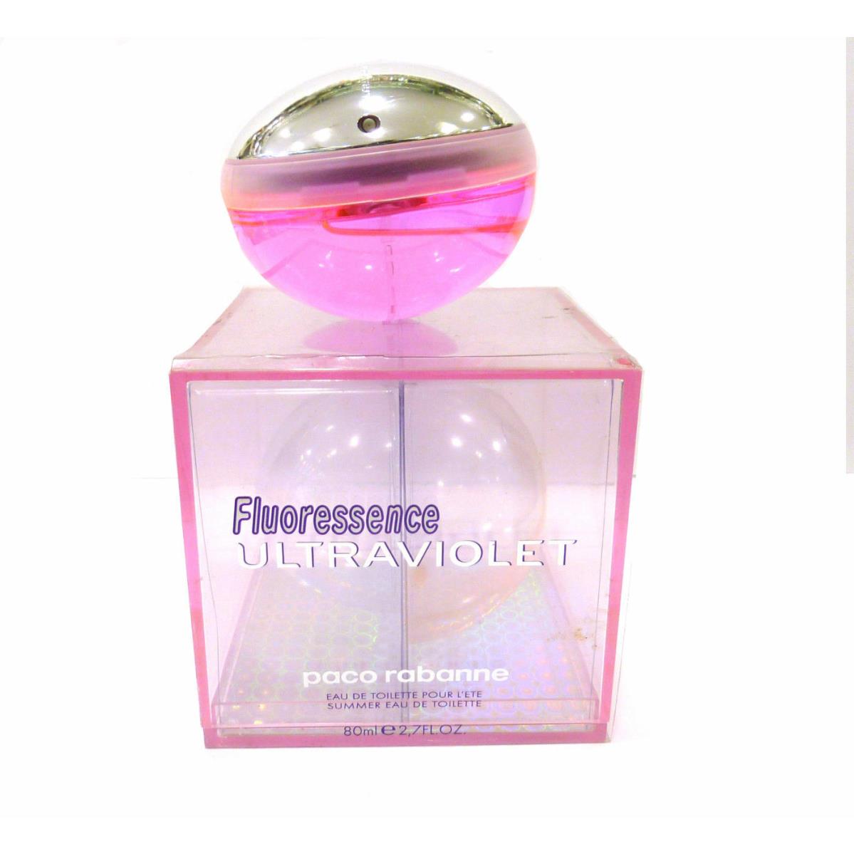 Ultraviolet Fluoressence For Women by Paco Rabanne Edt Spray 2.7 oz