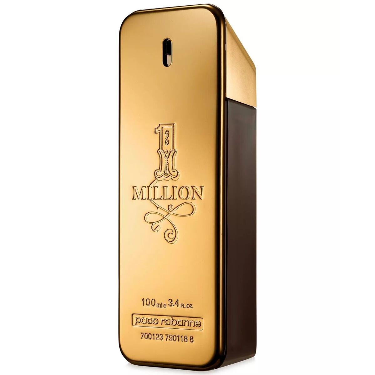 Paco Rabanne 1 Million Eau de Toilette For Men 3.4 Fl. Oz. / 100ml