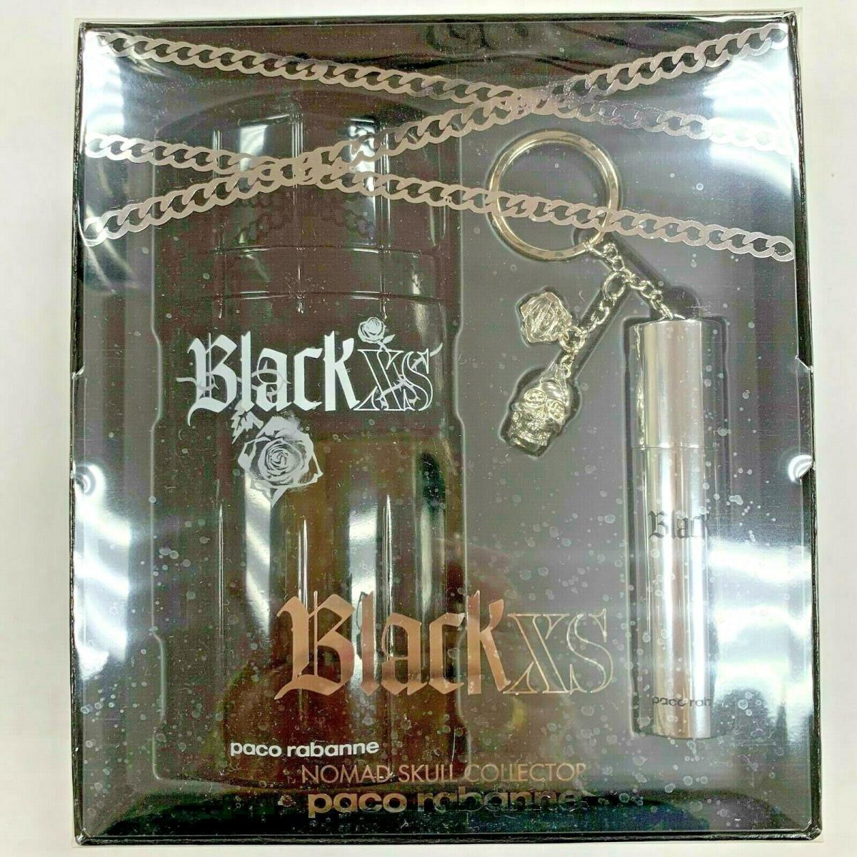 Black XS by Paco Rabanne Men 3.4 oz Eau de Toilette Spray+10 ML Mini Very Rare