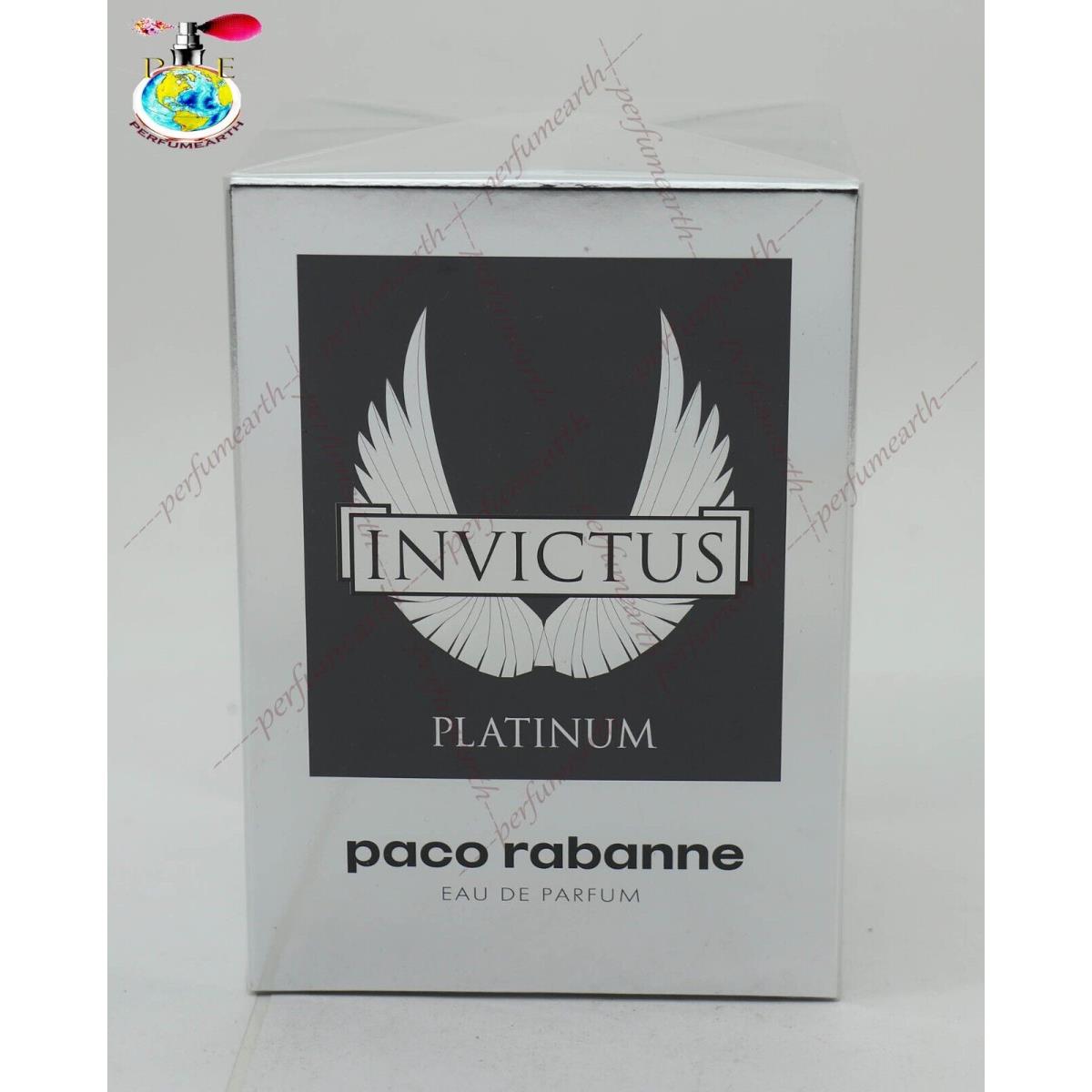 Invictus Platinum By Paco Rabanne 1.7/1.6 oz/50 Ml. Edp Spray For Men