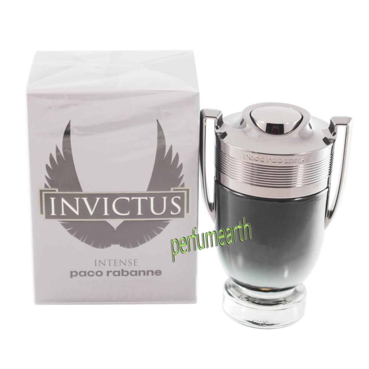 Invictus Intense By Paco Rabanne 3.3/3.4oz. Edt Spray For Men