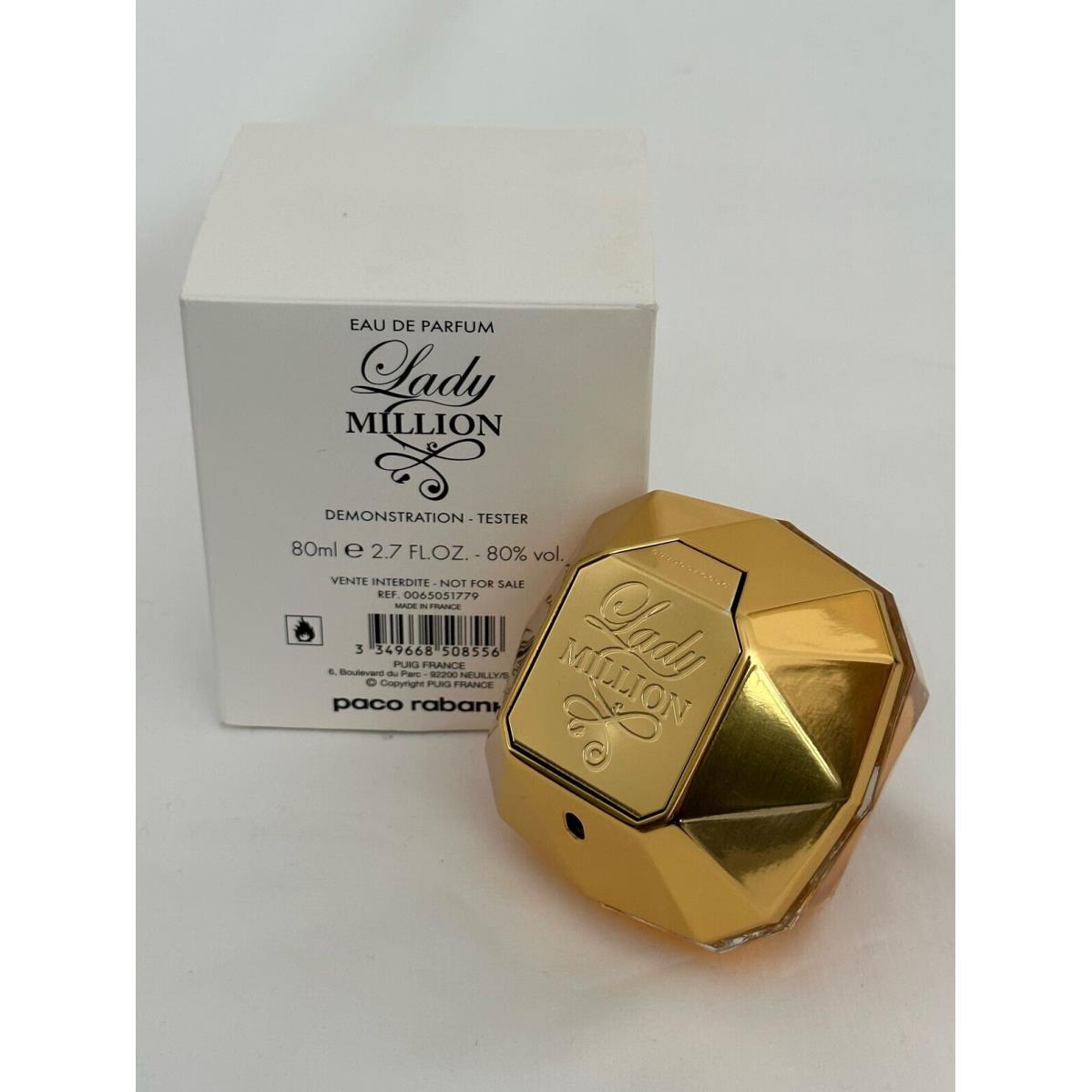 Lady Million by Paco Rabanne 2.7 oz Spray in Edp Read Description