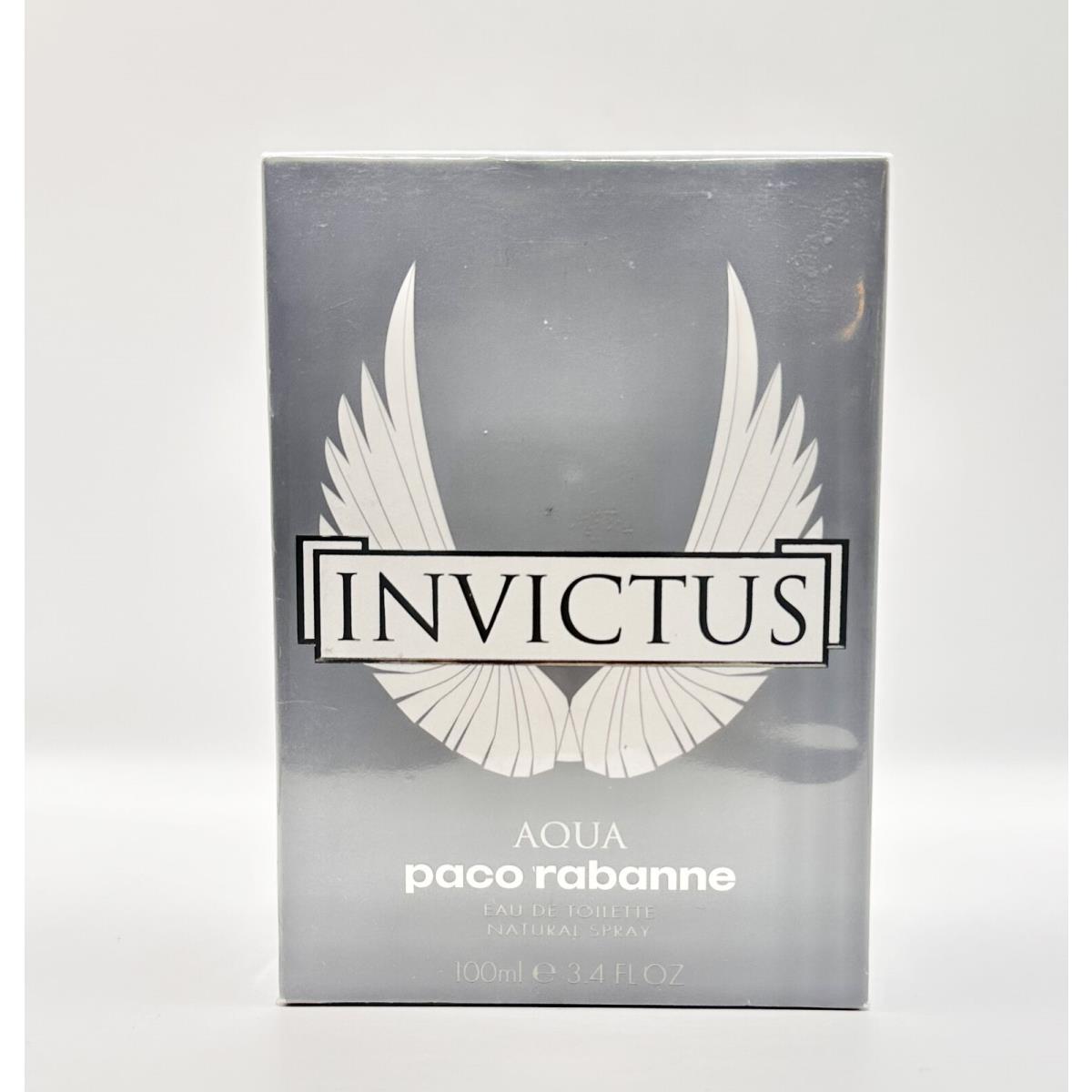 Invictus Aqua For Men By Paco Rabanne Eau de Toilette Spray 3.4 Fl. oz