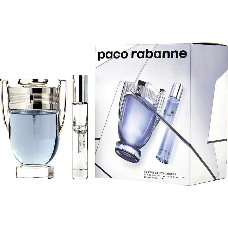 Paco Rabanne Mens Invictus Gift Set