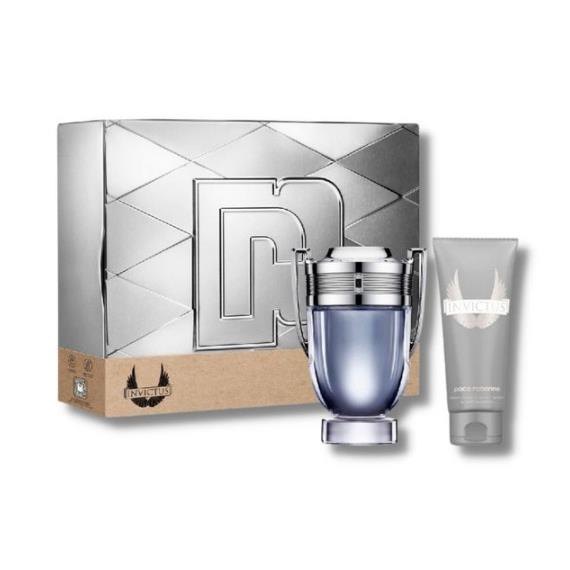 Paco Rabanne Invictus Eau De Toilette Gift Set For Men