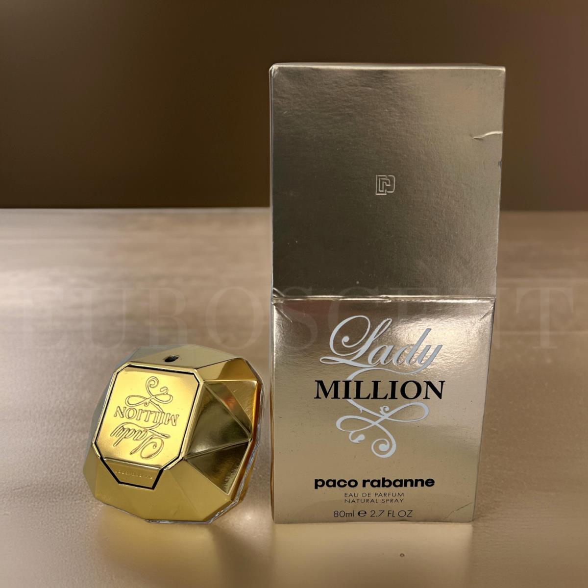 Paco Rabanne Lady Million Women`s Perfume Eau de Parfum Edp 2.7oz / 80ml