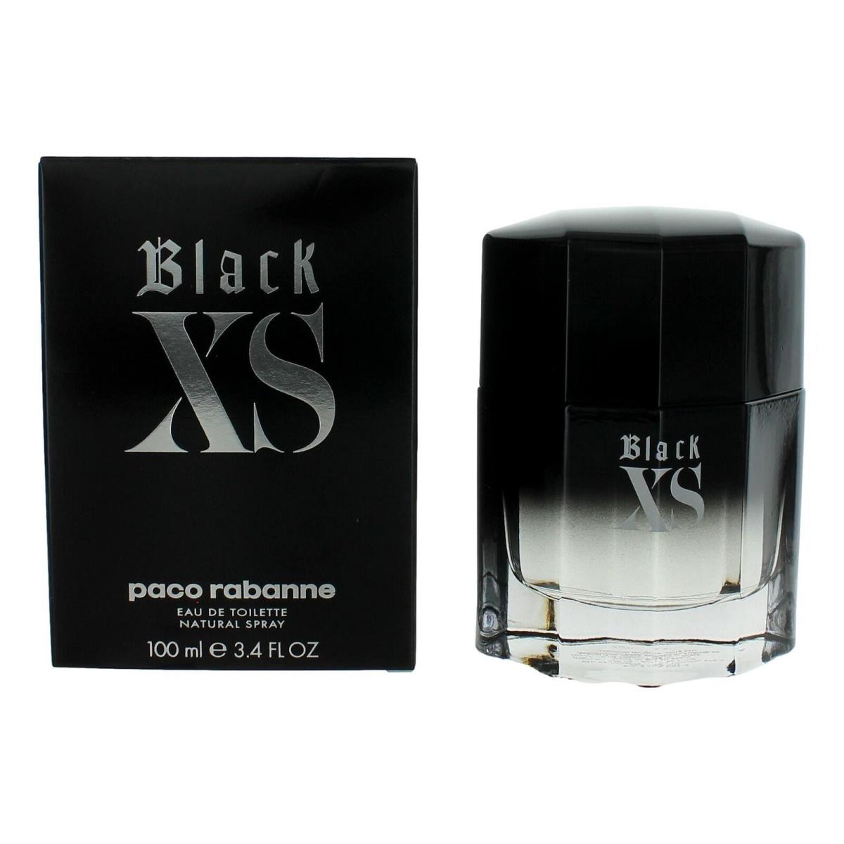 Black XS by Paco Rabanne 3.4 oz Eau De Toilette Spray For Men