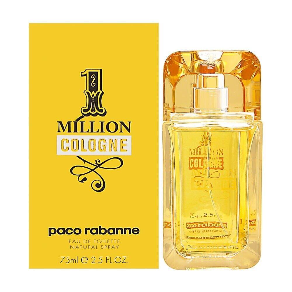 Paco Rabanne 1 Million Cologne Eau de Toilette Spray For Men 2.5 Fl Oz