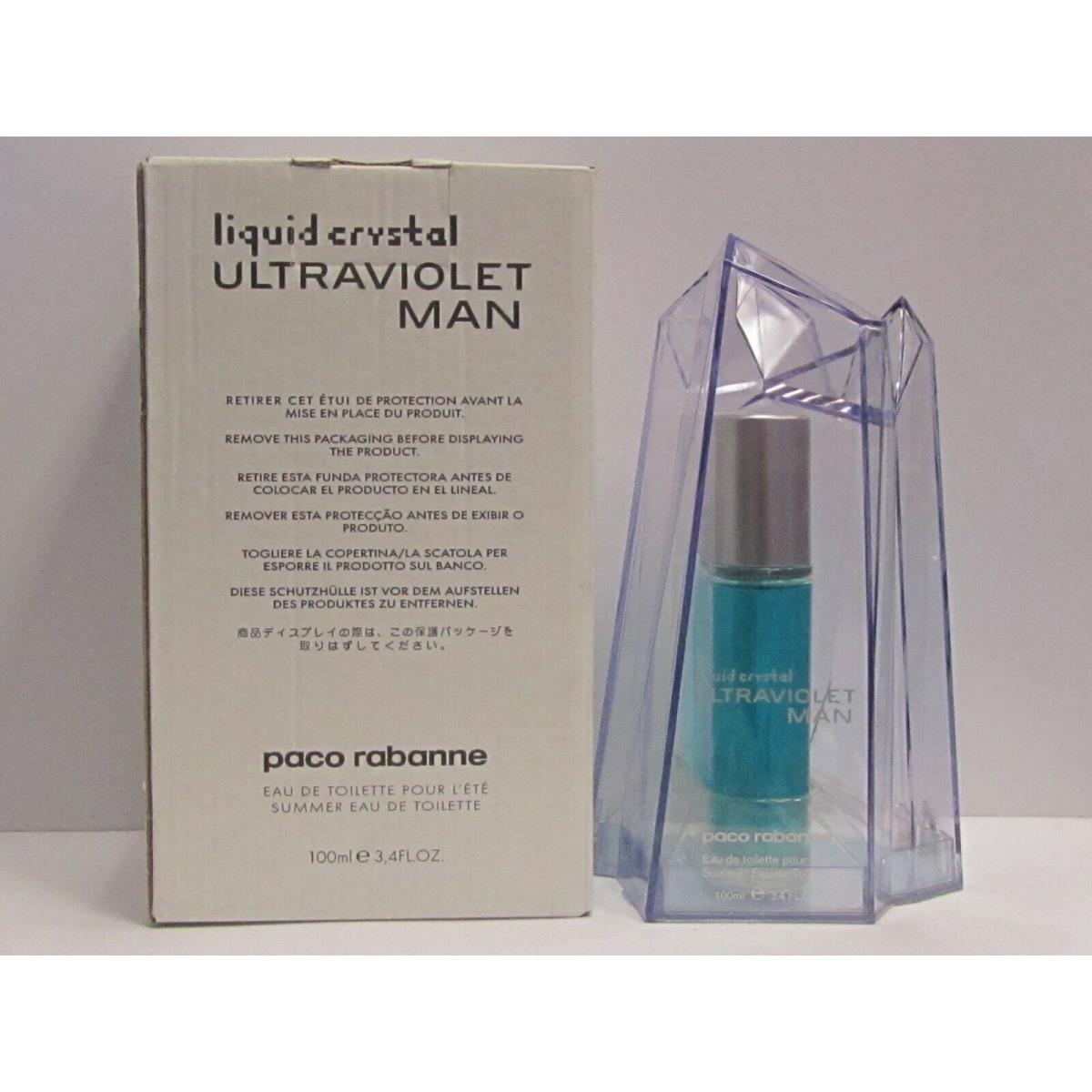 Liquid Crystal Ultraviolet Man Paco Rabanne 3.4 oz Summer Eau de Toilette Spray