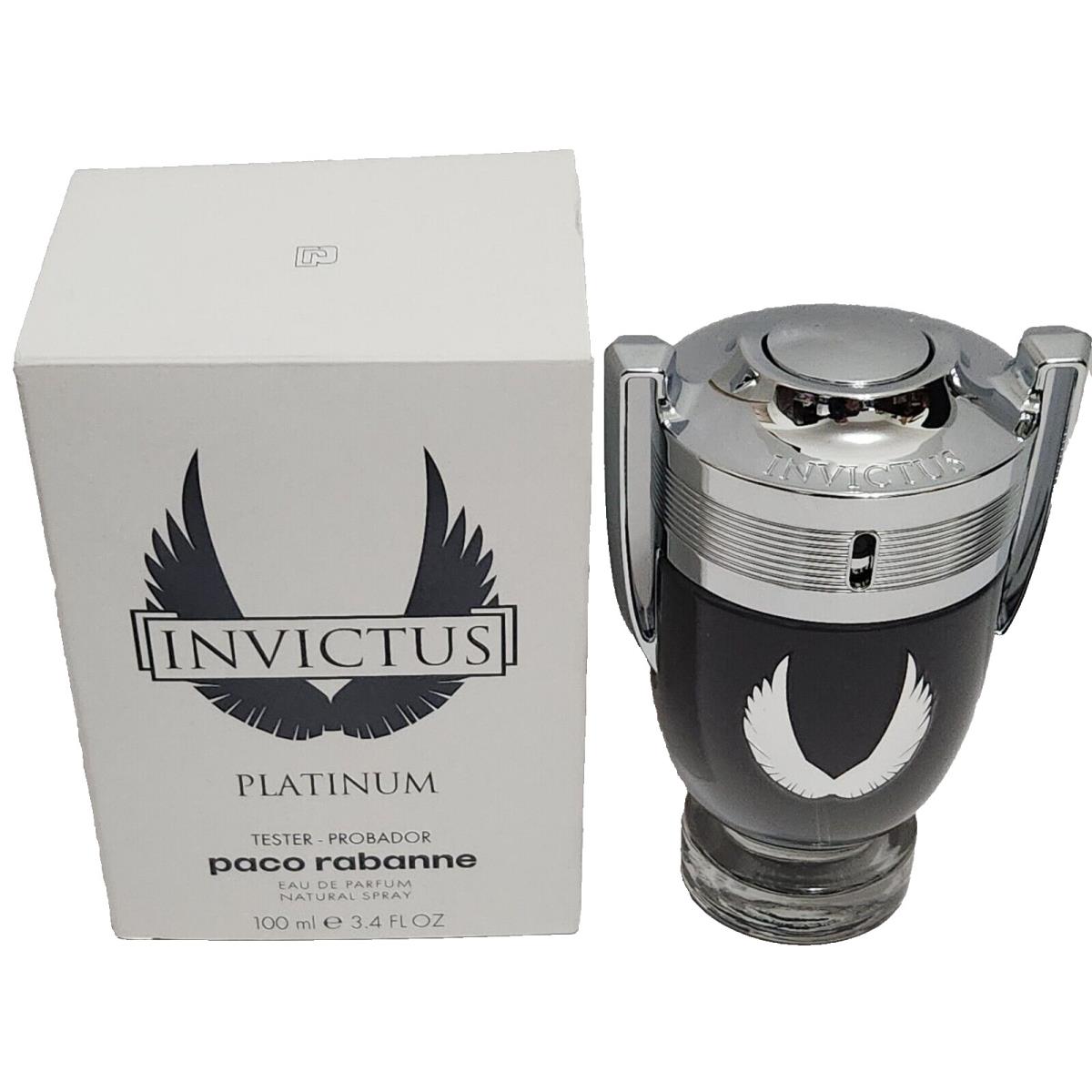 Invictus Platinum For Men By Paco Rabanne Eau de Parfum Spray 3.4 fl oz