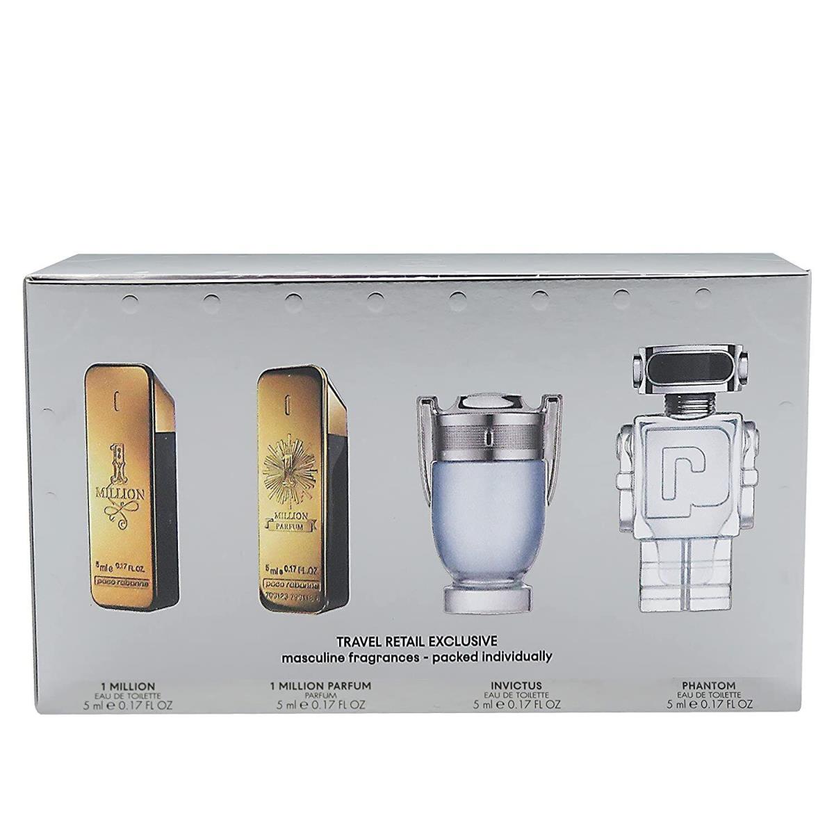 Paco Rabanne Mens Travel Size Perfume Gift Set