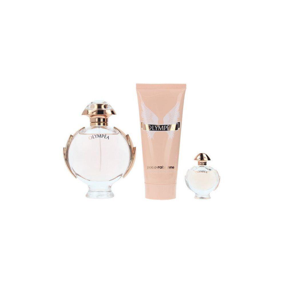 Paco Rabanne Olympea 3PC Women Set Includes: 2.7oz Edp Spray 0.20oz Edp M