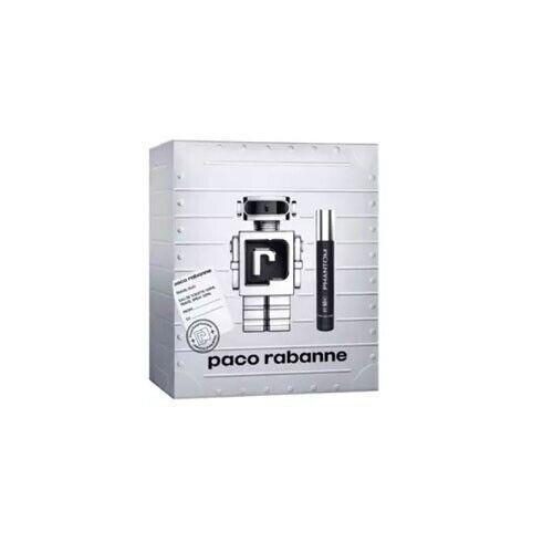 Paco Rabanne Gift Set Phantom 2 pc 3.4 Oz. Edt + 20ml Edt Spray Travel Set Men