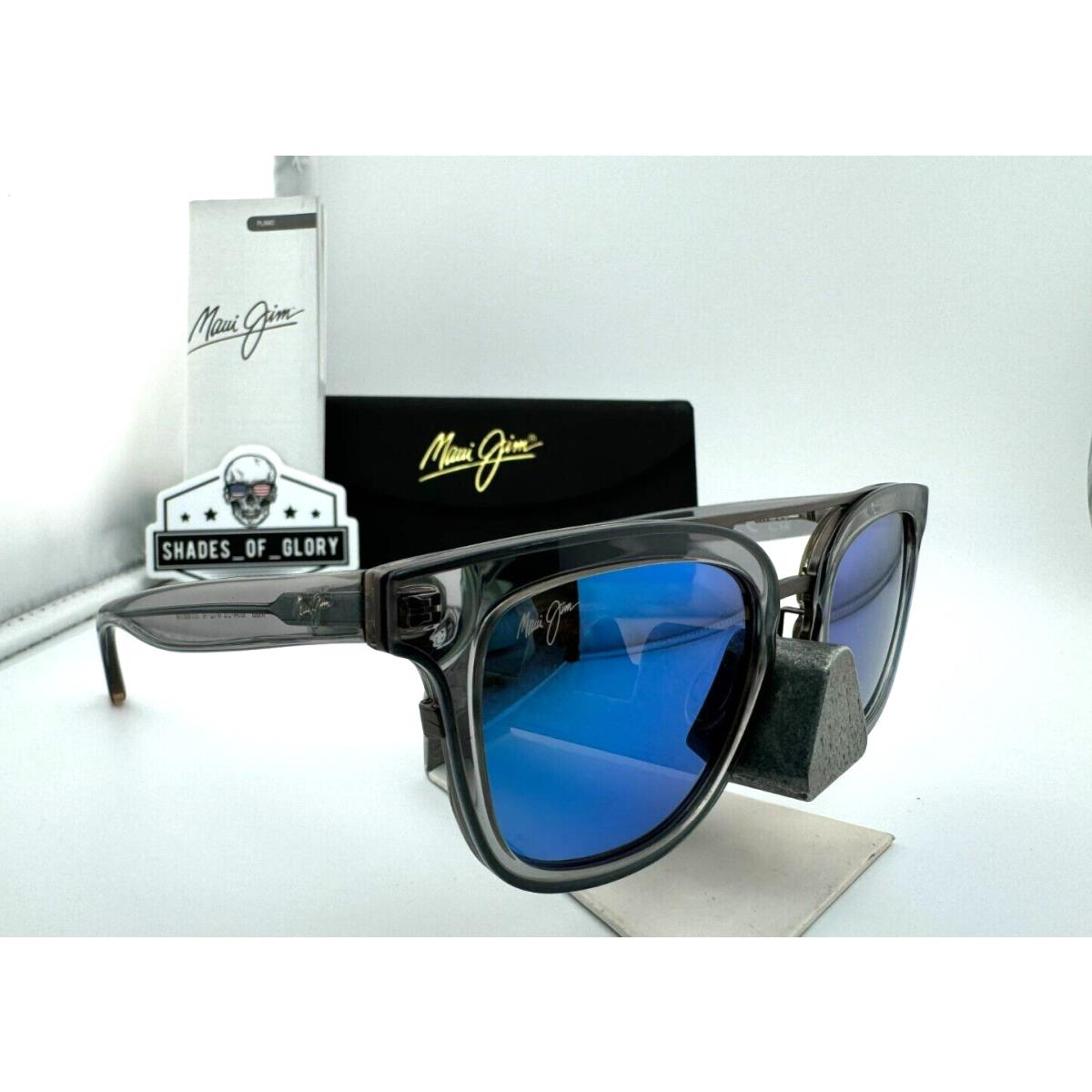 Maui Jim Relaxation Mode MJ 844-27G Grey Blue Hawaii Polarized Sunglasses