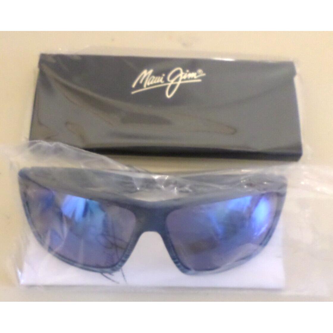 Maui Jim MJ B839-035 Matte Black / Hawaii Blue Polarized Sunglasses NWT-$279