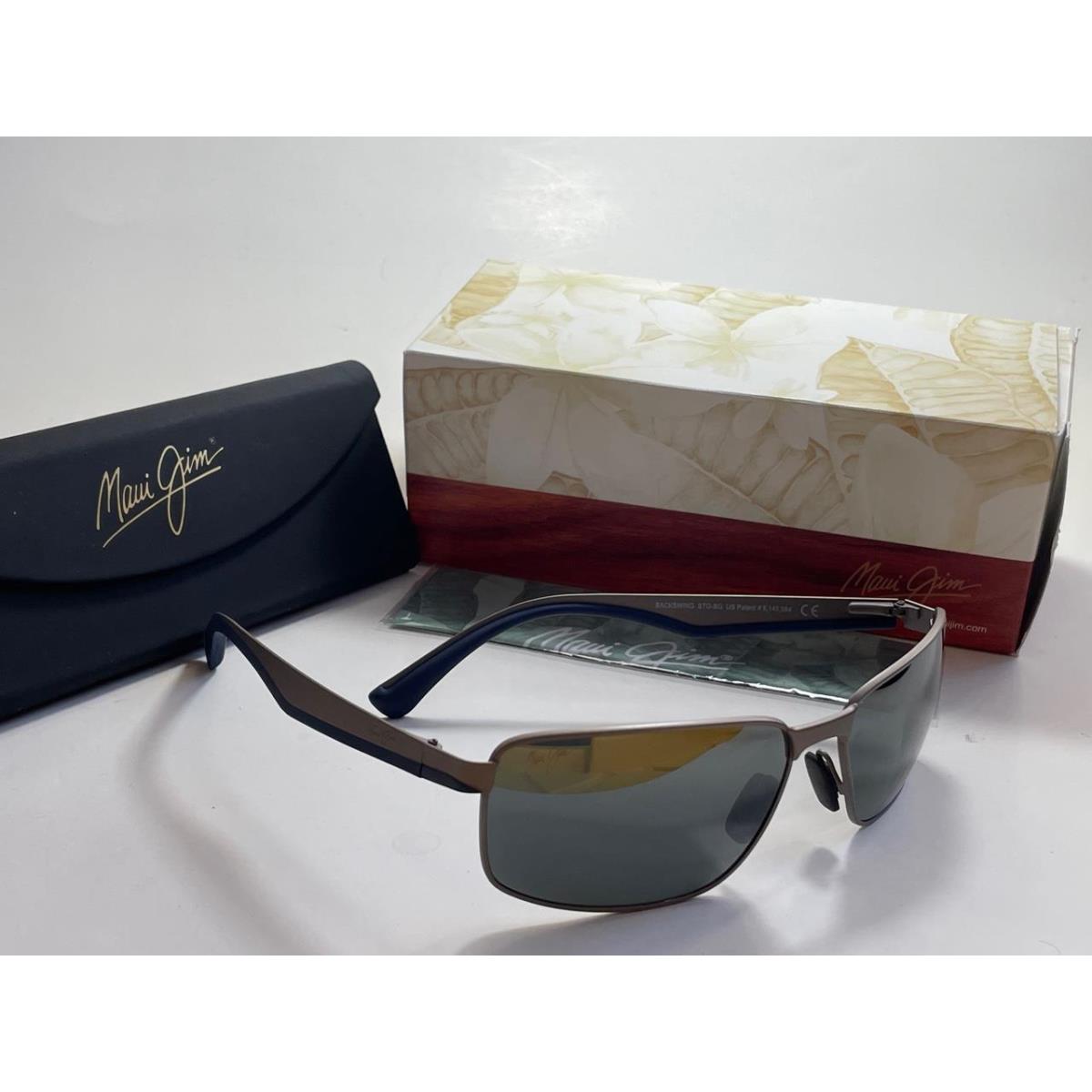 Maui Jim Backswing Polarized Sunglasses 709-14A Grey/grey Glass