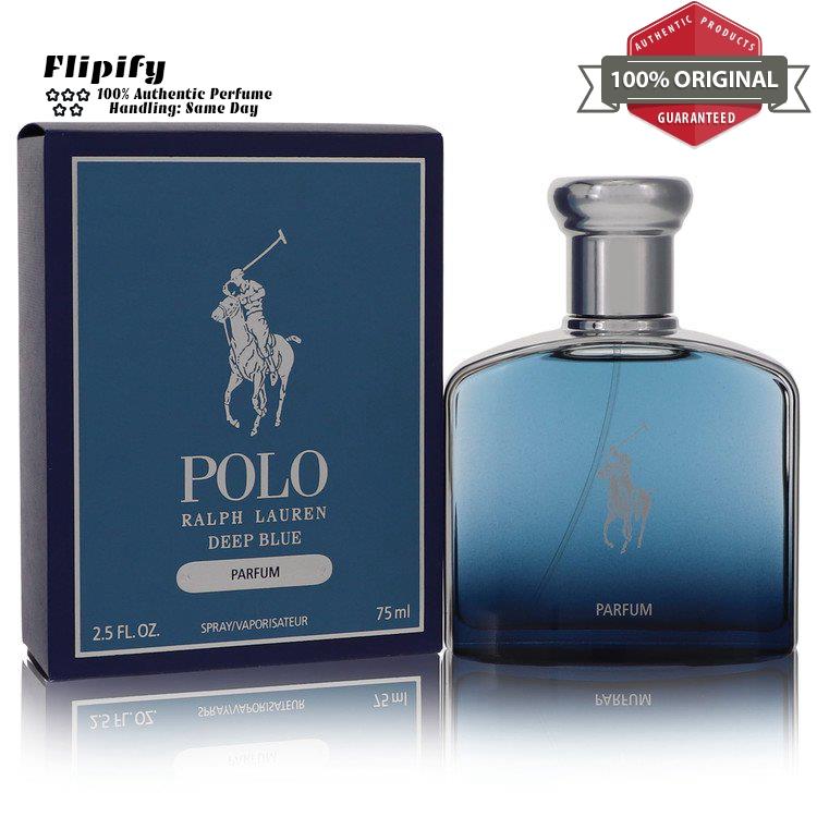 Polo Deep Blue 2.5 oz Parfum Spray For Men by Ralph Lauren