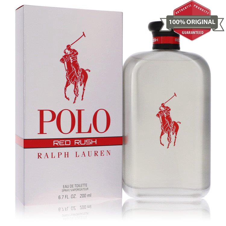 Polo Red Rush Cologne 6.7 oz Edt Spray For Men by Ralph Lauren